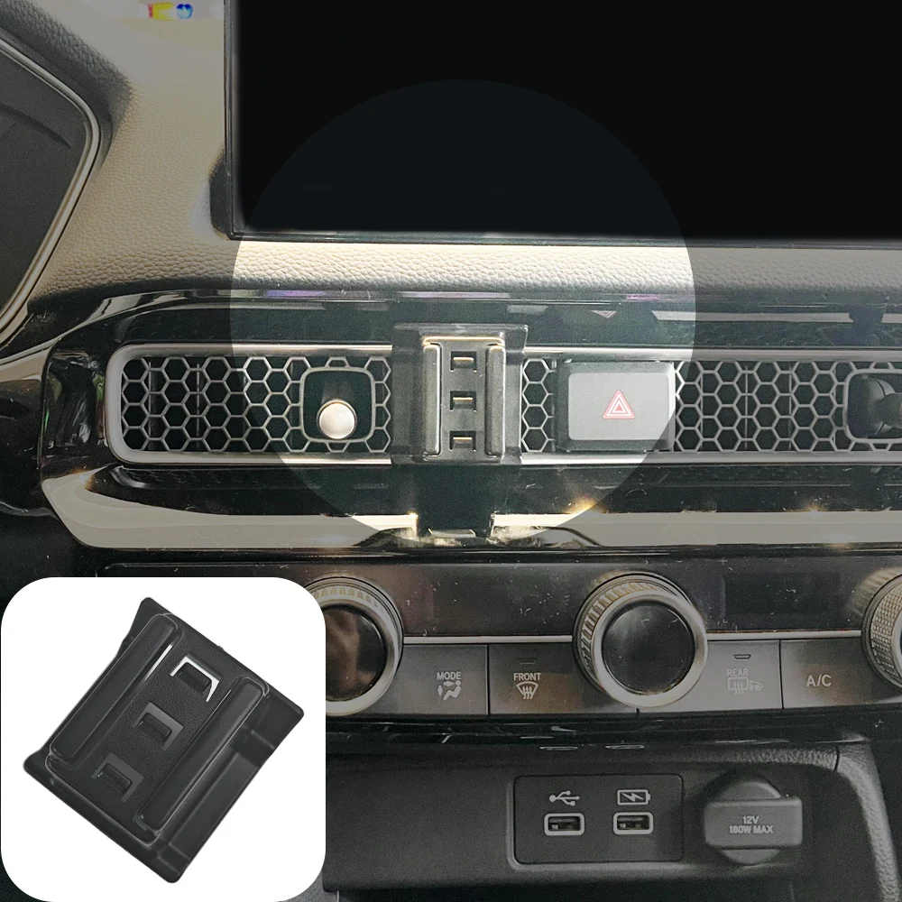 Car Phone Holder For Honda Civic 11th MK11 2022 2023 Mobile Phone Mounts Car Wireless Charging Special Fixed Base Accessories