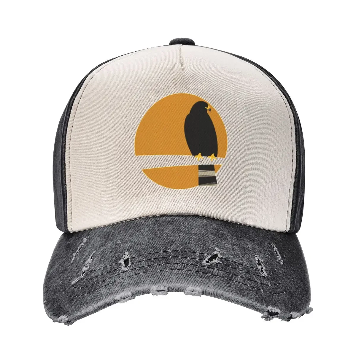 

Zone-tailed Hawk (Buteo albonotatus) - Texas Threatened Bird Baseball Cap Rugby summer hat dad hat New Hat Women's Men's