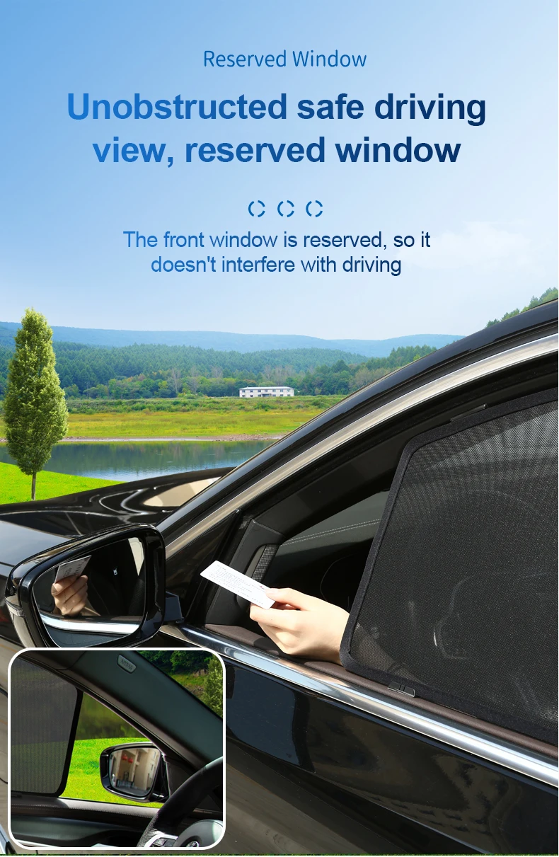 مظلات شبكية للسيارة لسيارة Volkswagen VW ID4 ID.4 2021 ~ 2025 2022 2023 2024 نافذة تغطية حاجب الشمس ظلال أدوات السيارات اكسسوارات #6