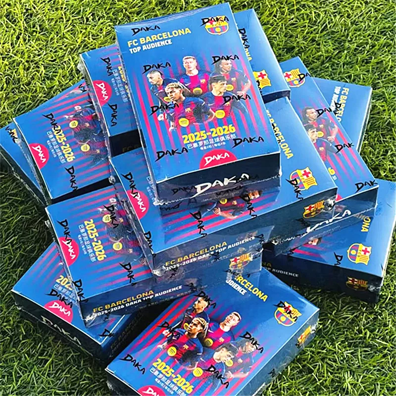 Genuine DAKA 2025-26 Real Madrid Barcelona Top Audience All Series Collection Cards Messi Mbappe Yamal Football Star Player Card view 3