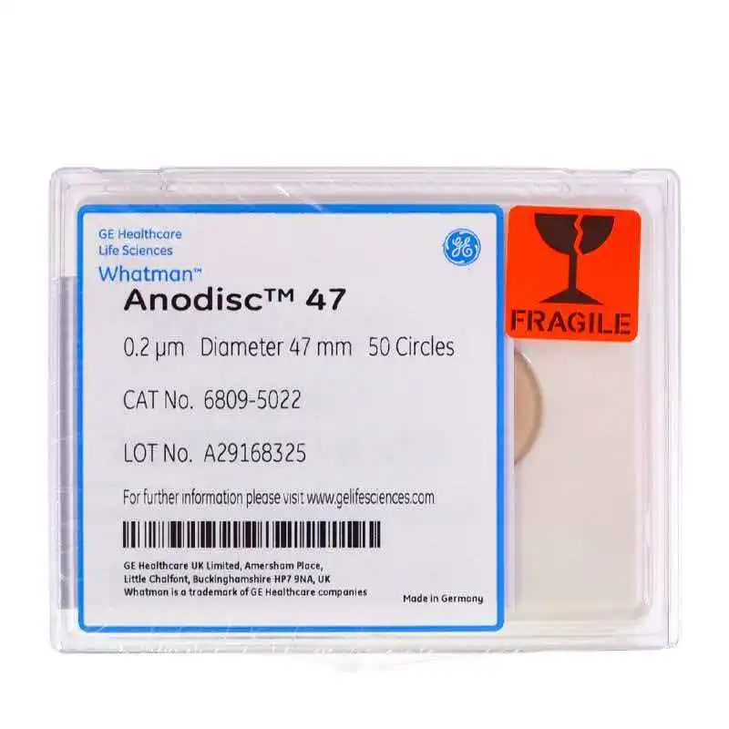 

WhatmanAAO membrane dual channel inorganic alumina membrane filtration nano Anopore alumina membrane Anotisc13/25/47MM 0.2/0.02