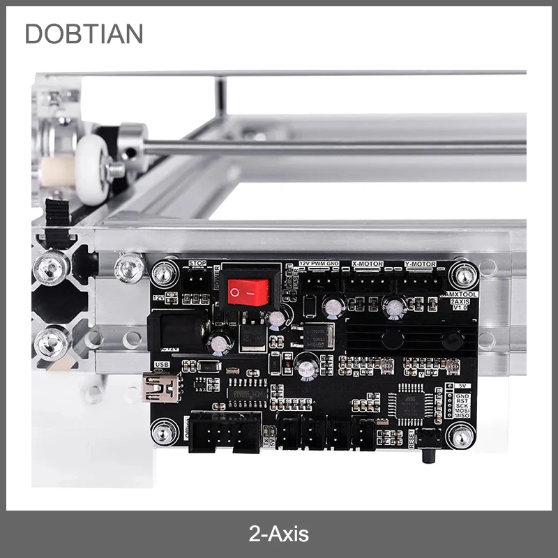 2-Axis Laser Engraver Control Board Panel, GRBL USB Port Main Board  +Offline forIntegrated Driver For CNC 6550, 2017 Engraving