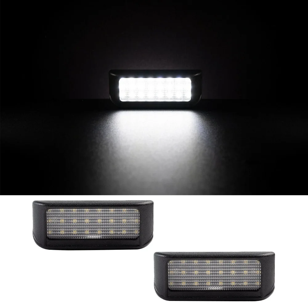1 Pair LED License Plate Lights 6340G7 6340.G7 Fit for Peugeot Expert Box (VF3A_, VF3U_, VF3X_) 2007+ Rear Bumper Tag Lamps - view 2