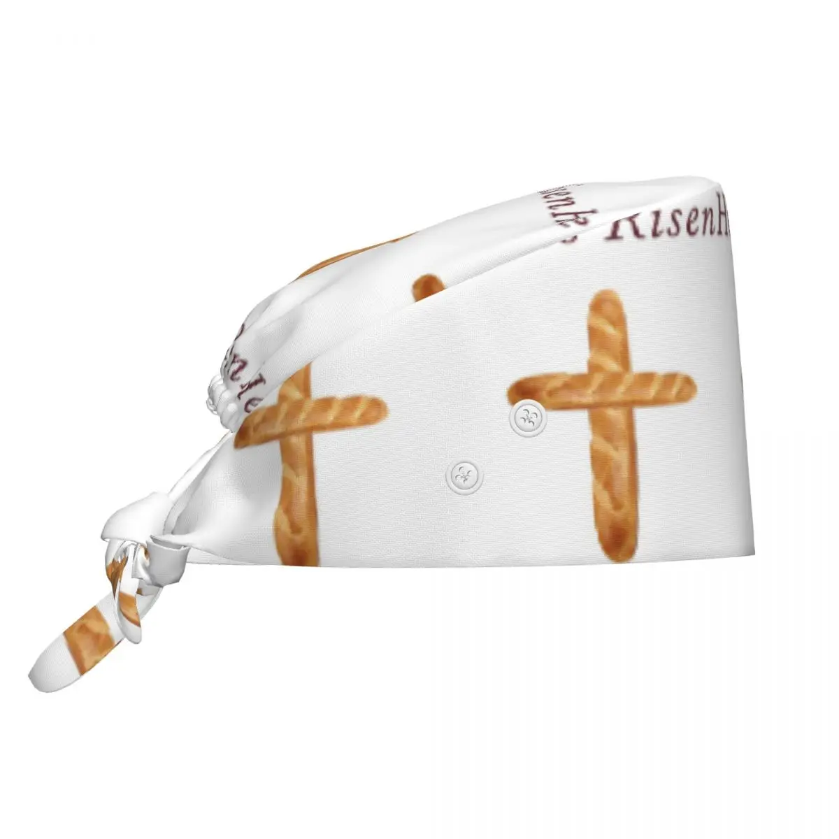 He Is Risen, Shirley's Bread Apron (Community) – Bonnet chirurgical unisexe réglable pour le personnel médical et les dentistes