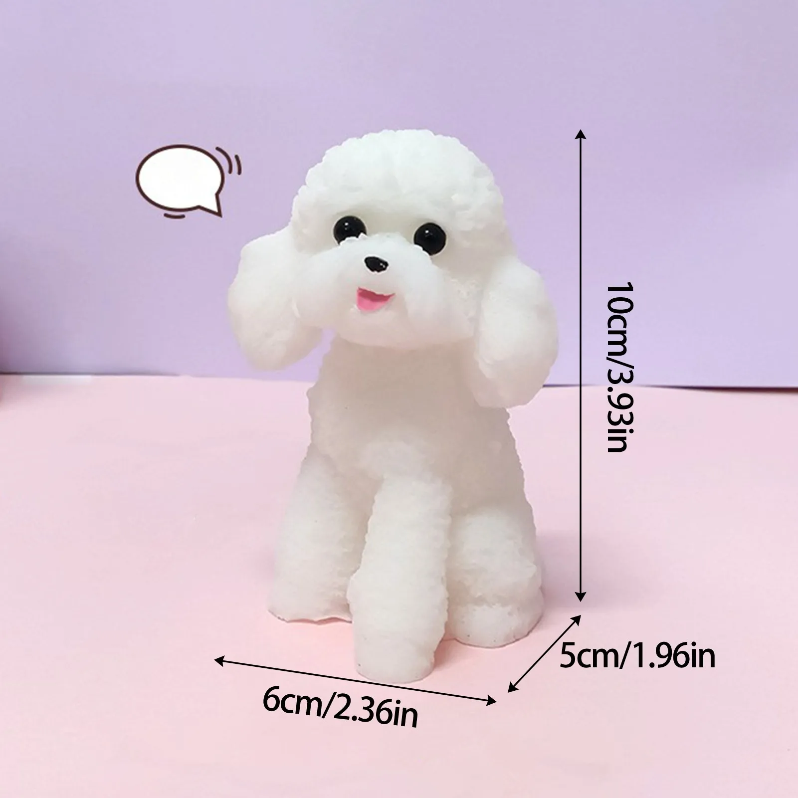 Dog Squishy Toy Party Favor Teddy Dog Decompression Toy Gift Kids Cute Dog Stress Relief Toy Desk Decor Office Stress Reliever