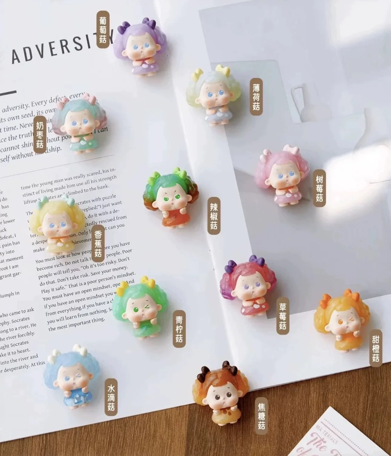 Modna Zabawka Dimensions Zone: Oryginalna, Nowa, Dostępna od Ręki, Pierwsza Generacja Jojo Yee Jojoy Grzybek Grzybek Meng Li Blind Bag