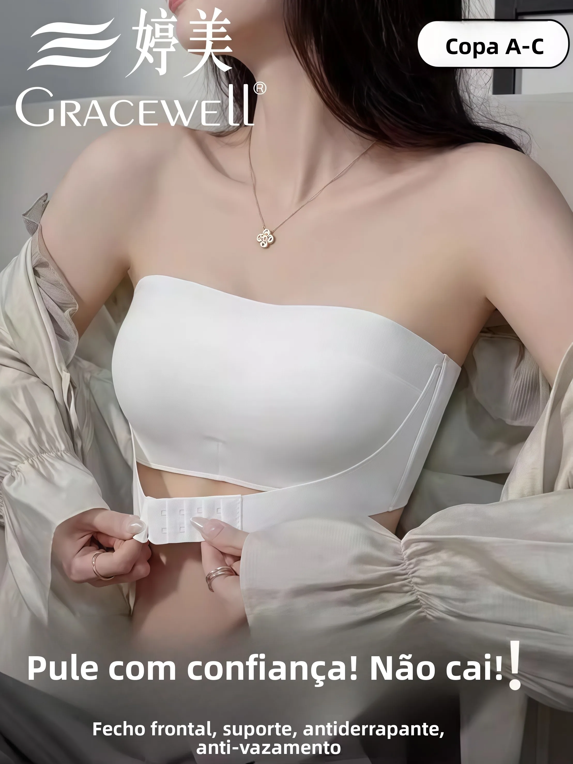 tingmei-strapless-bra-women's-anti-slip-small-bust-gathered-look-big-seamless-wrap-front-chest-clip-tube-top-bra-prevent-expo
