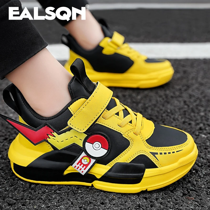 Kids Boys Shoes Classic Children Cartoon Sneakers for Walking Shoes for Girls Casual Outdoor with Leather