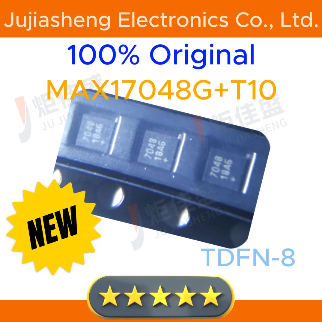 5pcs New original  MAX17048G+T10  MAX17048G  TDFN8    battery management IC Electronic Component