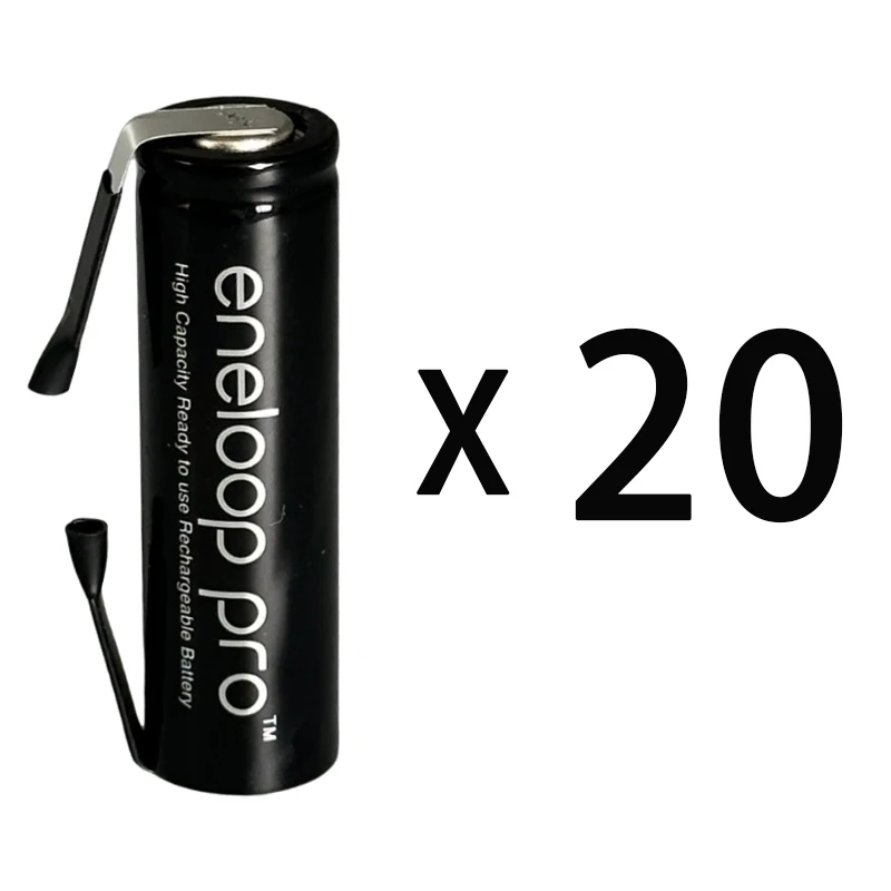 Panasonic AA 1.2V 2550mAh Oplaadbare Batterij Ni Mh Batterij Groene Shell Philips Elektrisch Scheerapparaat Tandenborstel Met Lasschoen