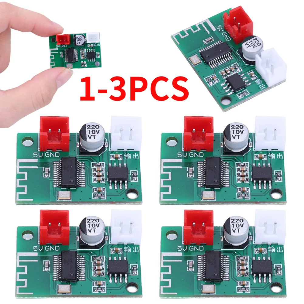 5W Mono Class D Digital Power Amplifier Board 5V Bluetooth-Compatible DC 3.7V-5V Audio Power Amplifier Module