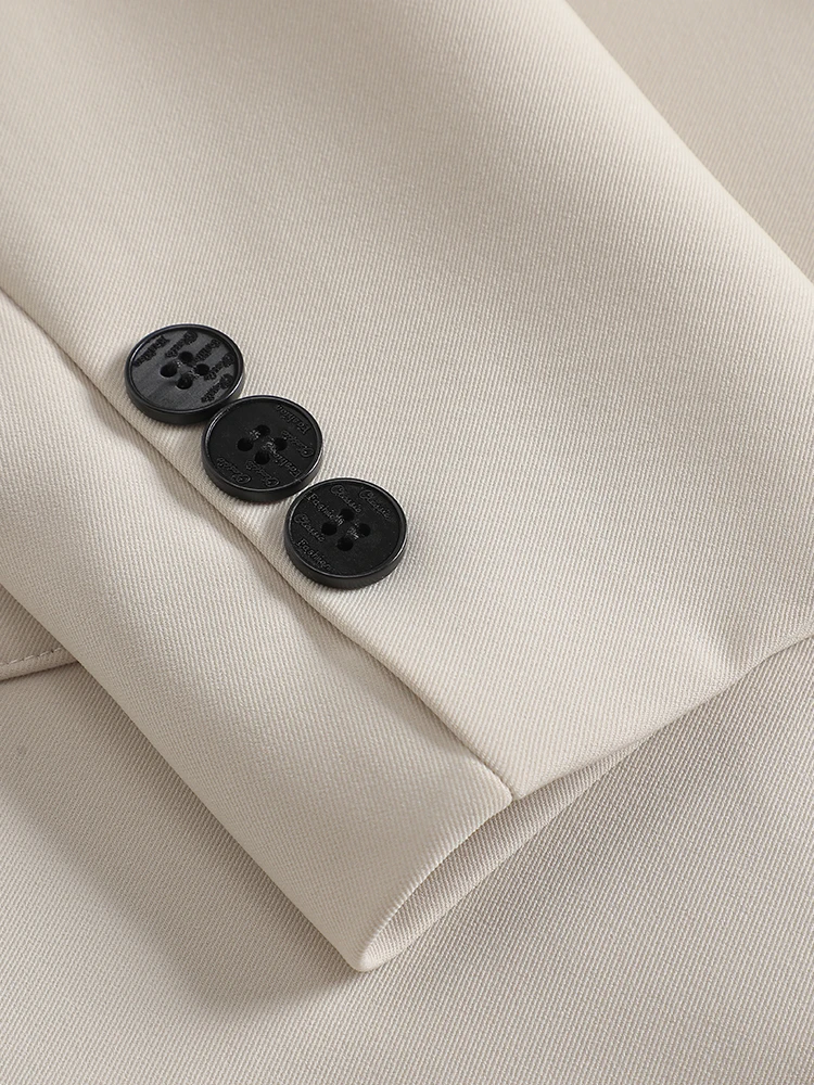 Red Apricot Black Winter Women's Casual Blazer Ladies Female Long Sleeve Loose Coat Jacket