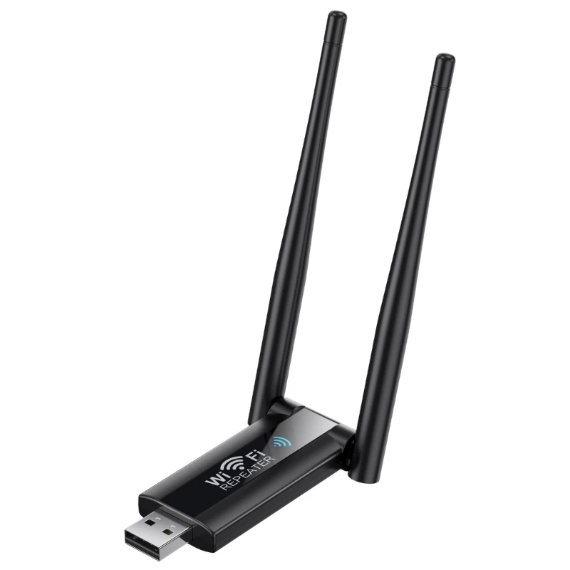 Ripetitore WiFi USB Wireless Extender Router amplificatore di segnale WiFi Booster 2.4GHz 300Mbps per lunghe distanze