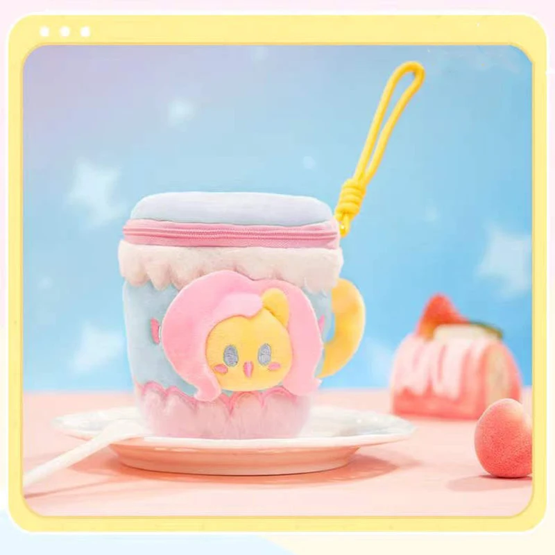 NEW My Little Pon Blind Box Food Fun Plush Handbag Series Anime Peripheral Dolls Pendants Customized Gifts Children Birthday Toy