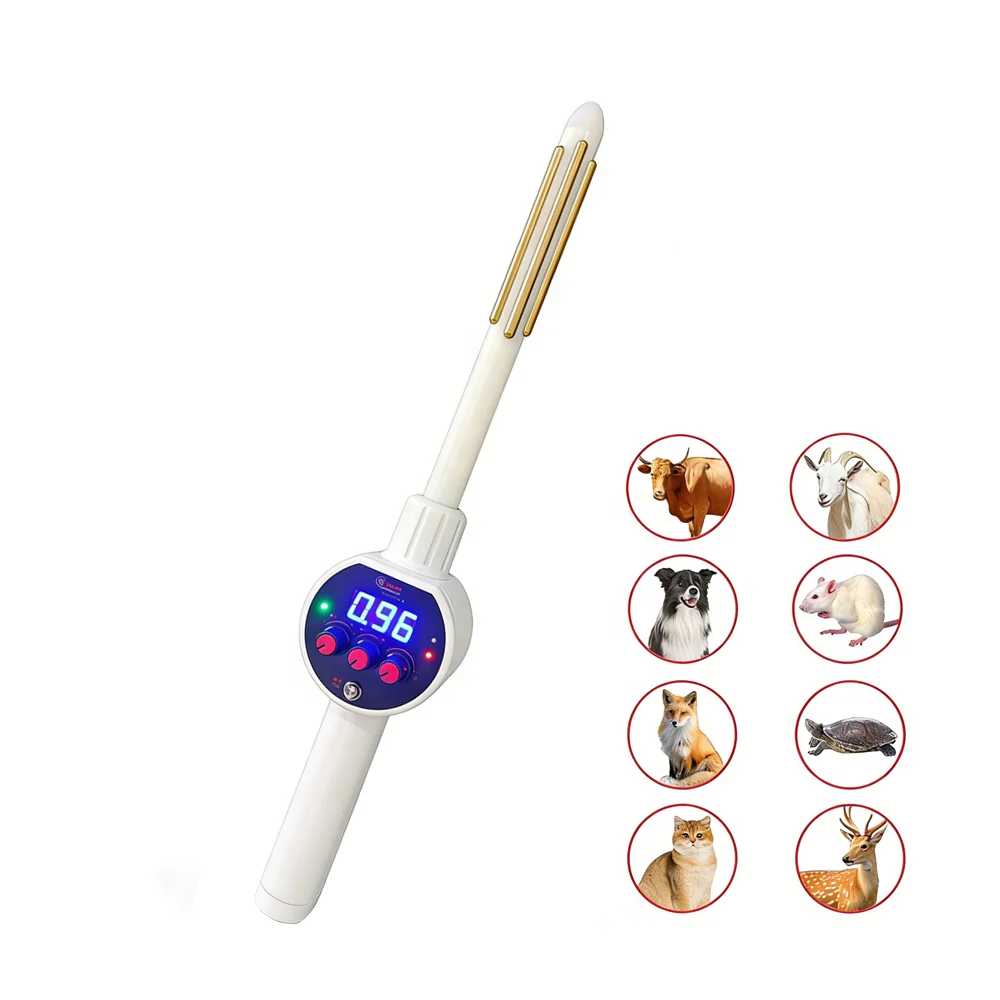 Rechargeable Electric Ejaculation Apparatus for Livestock Breeding Portable Stimulation Semen Collector Veterinary Instrument