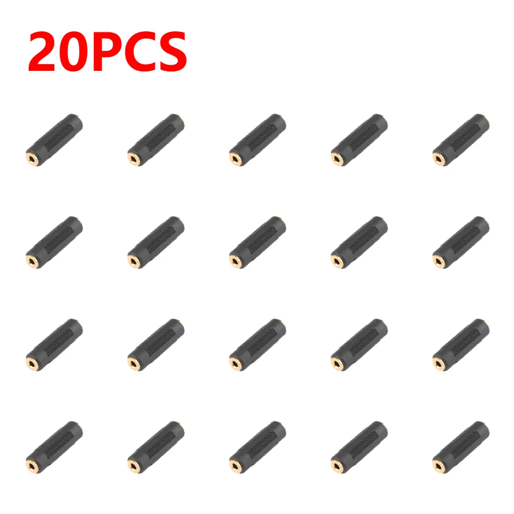 NONE 3,5 mm Buchse auf 3,5 mm Buchse Stereo-Stecker Koppler Adapter Audio-Verlängerungskabel für MP3 DVD Kopfhörer Auto 3
