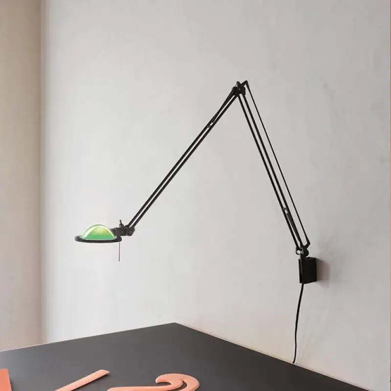 Berenice الجدار مصباح led للطي الذراع مصباح LED G4 الشمال القرون الوسطى مصمم اللون الحائط استوديو السرير كتاب القراءة مصباح #3