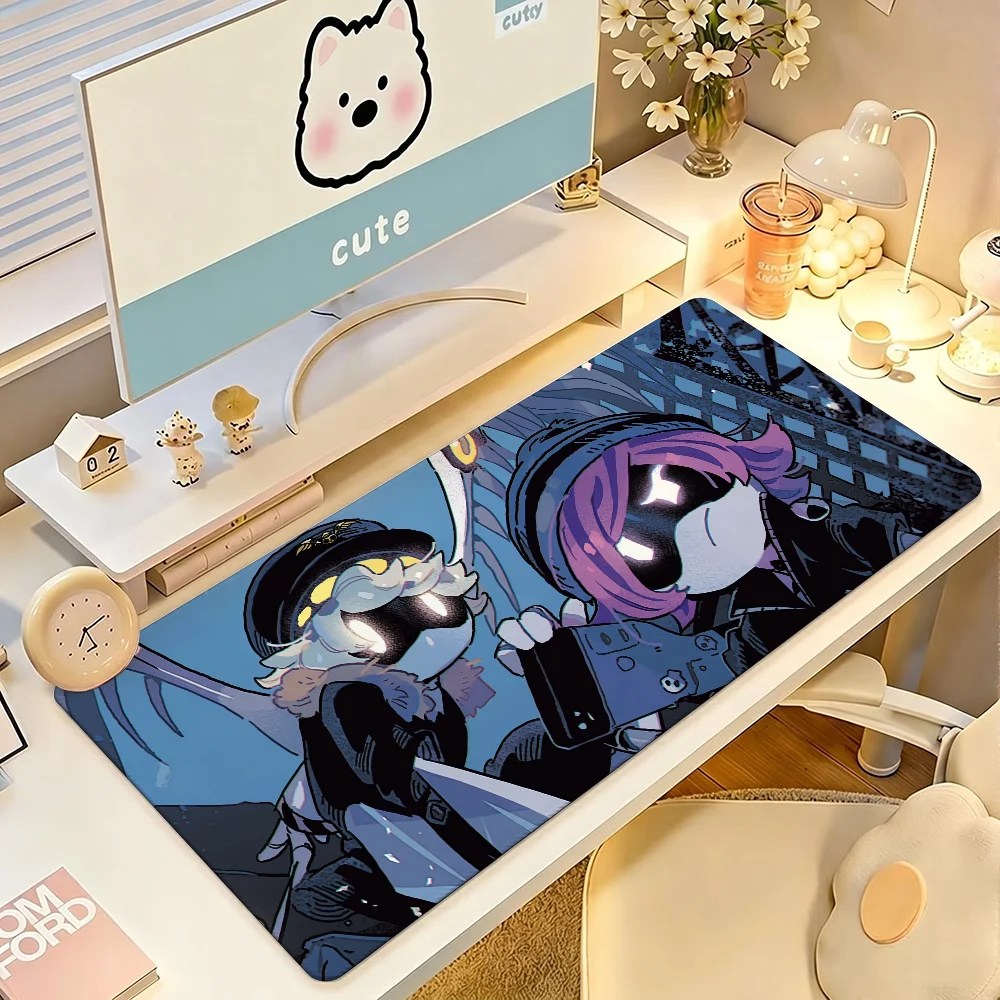 Cartoon Movie Murder Drones Mouse Pad Large Non-Slip Waterproof Mat Stitched Edge Keyboard Pad for Gaming Daily Office