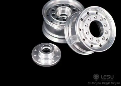 LESU-Front Wheel Metal Hub para Trator RC, Tamiyaya Modelo Do Caminhão, DIY Modelo De Brinquedo De Peça De Reposição, TH02494, 1/14