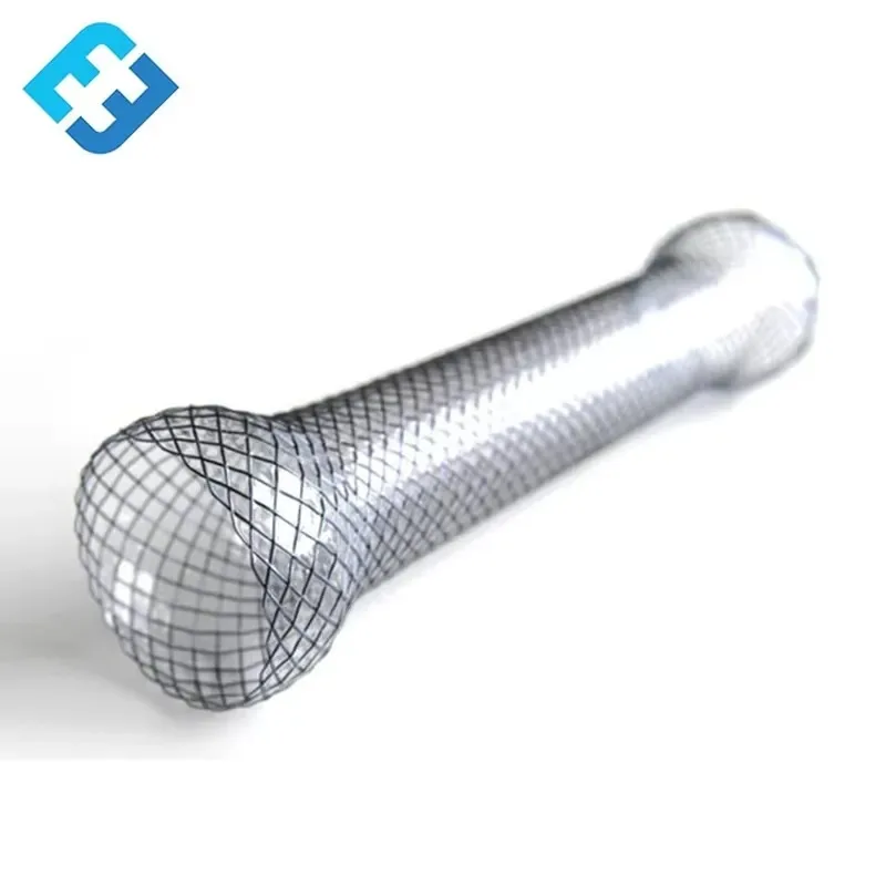High Quality Placing Stent Covered Segmented Self-Expandable Ni-Ti Alloy OTW Esophageal Stent