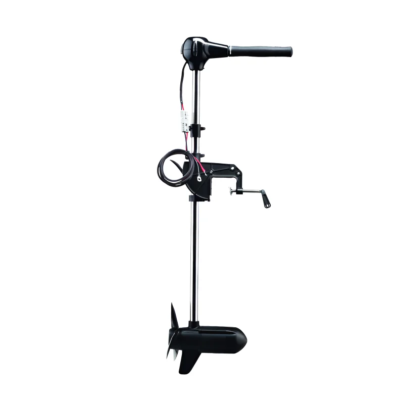 24v Trolling Brushless Durable Electric Outboard Motor Fishboat Canoe Hand Operated Boat Kayak Engine CE Certified New HK Black