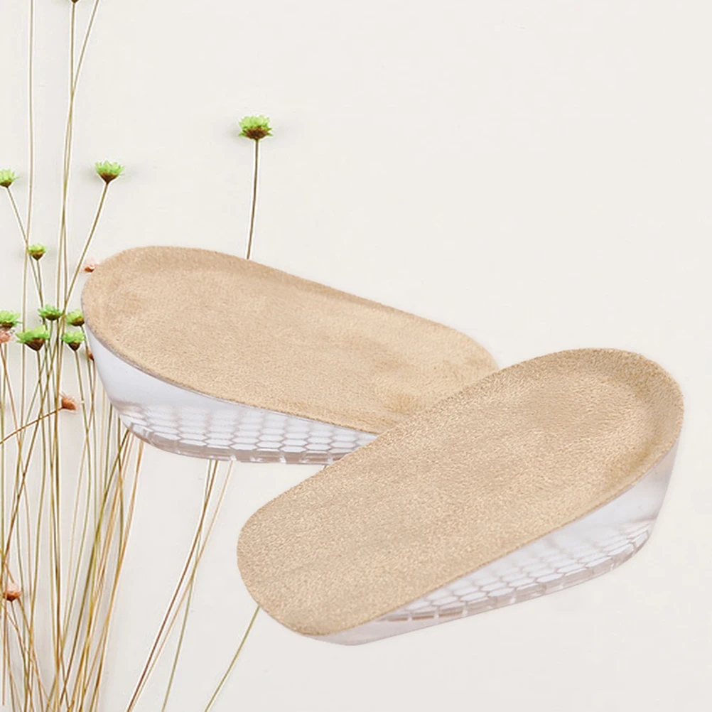 

1Cm Invisible Heightening Half Insoles Forefoot Cushion Pads Inserts Anti Slip Shoe Heelpiece Cushion Foot Care Tool S