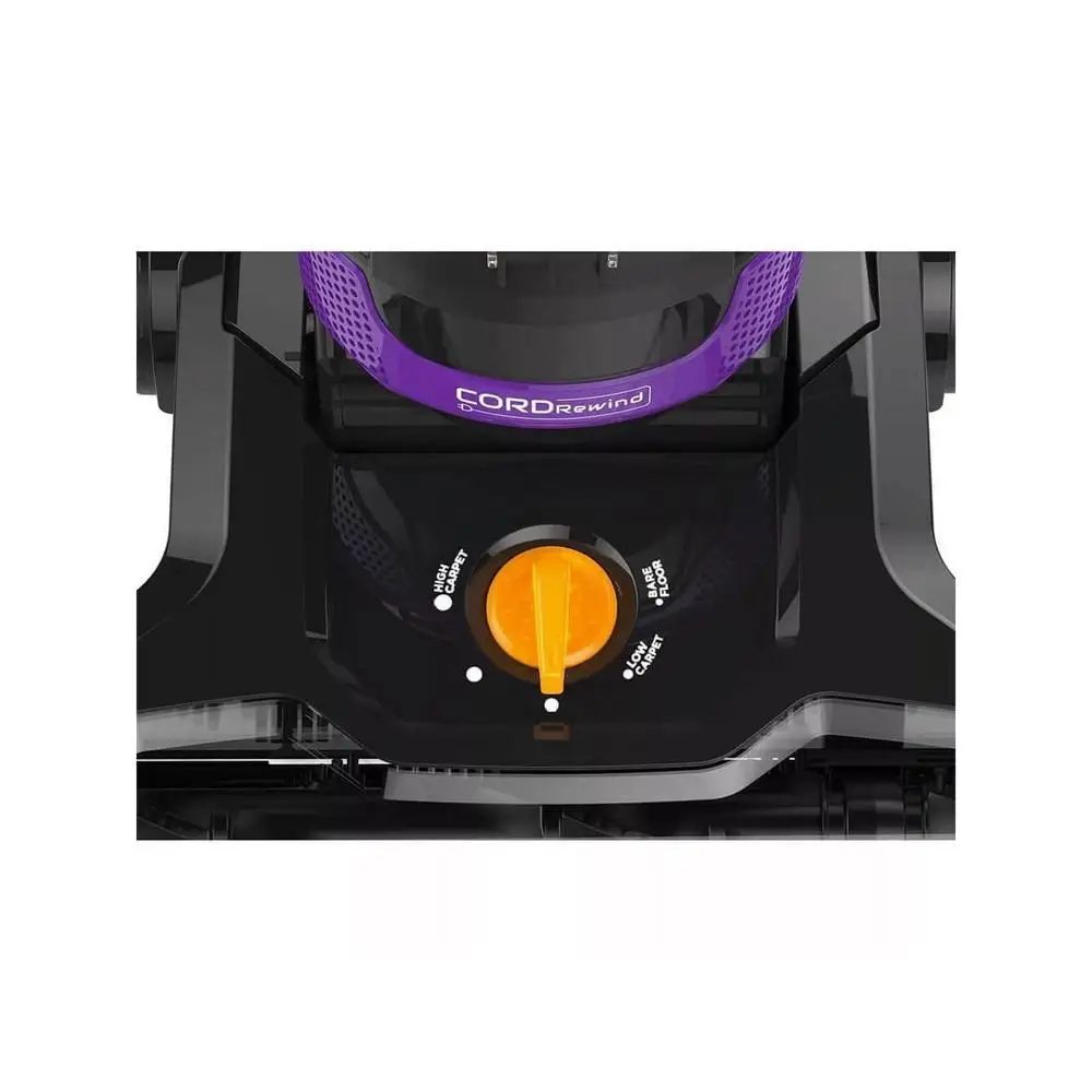 Power Speed Multi-Surface Cord Rewind Upright Vacuum Cleaner with LED Lights Pet Turbo Brush Easy Empty Dust Cup Accessories