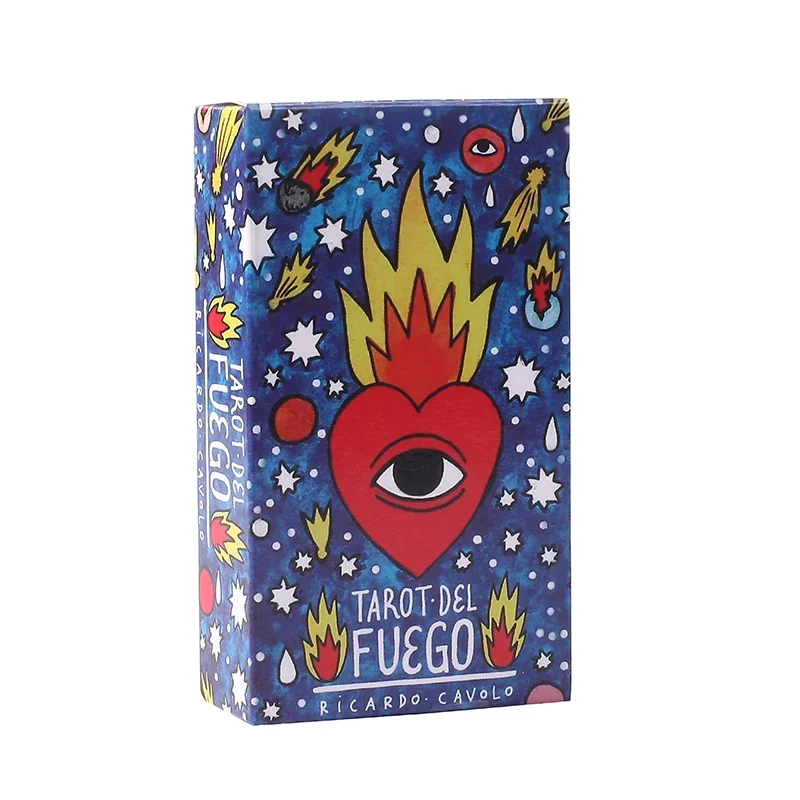 Tarot del Fuego Cards Tarot for Deck Oracles Electronic Guide Book Game Toy by Ricardo Cavolo