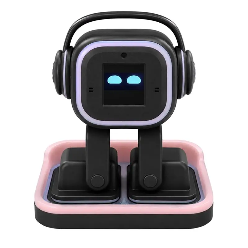 A63T-Intelligent Emotion Perception AI Companion Robot+ Charging Dock Voice Chat Touch Interaction Music Stories Weather A