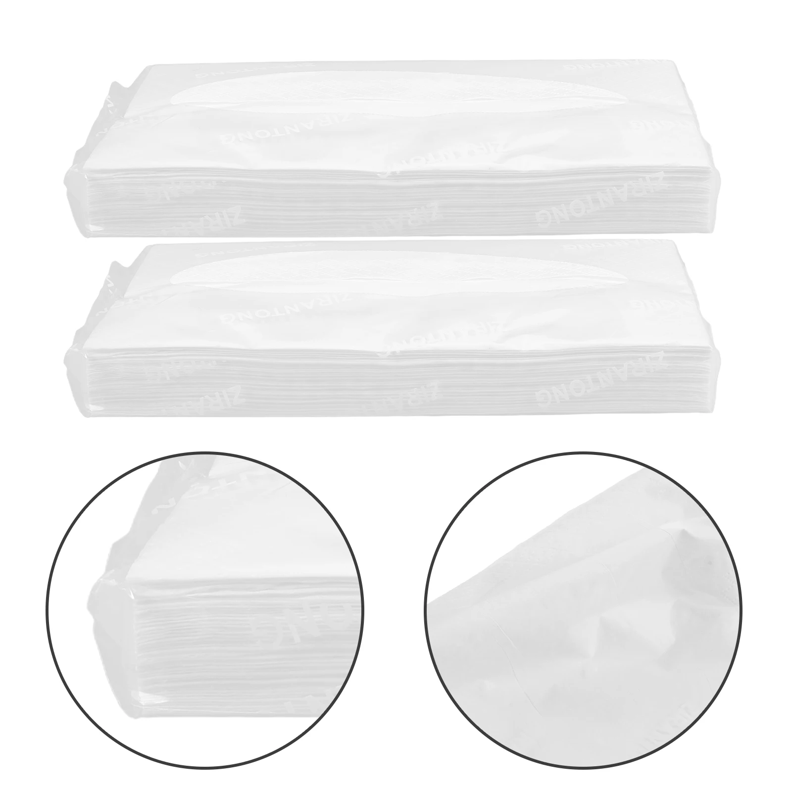 4 Packs Compact Tissues Three-Layer Unscented Facial Napkins Portable Travel Size Bathroom Paper Refillable For Auto Visor