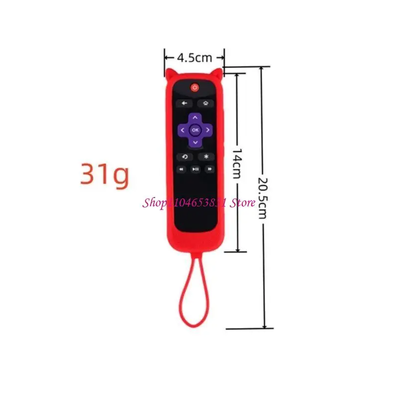 Remote Case Cover for Roku2 Steaming Sticks Express Universal Controller Silicone Sleeve Skin Glows in Dark