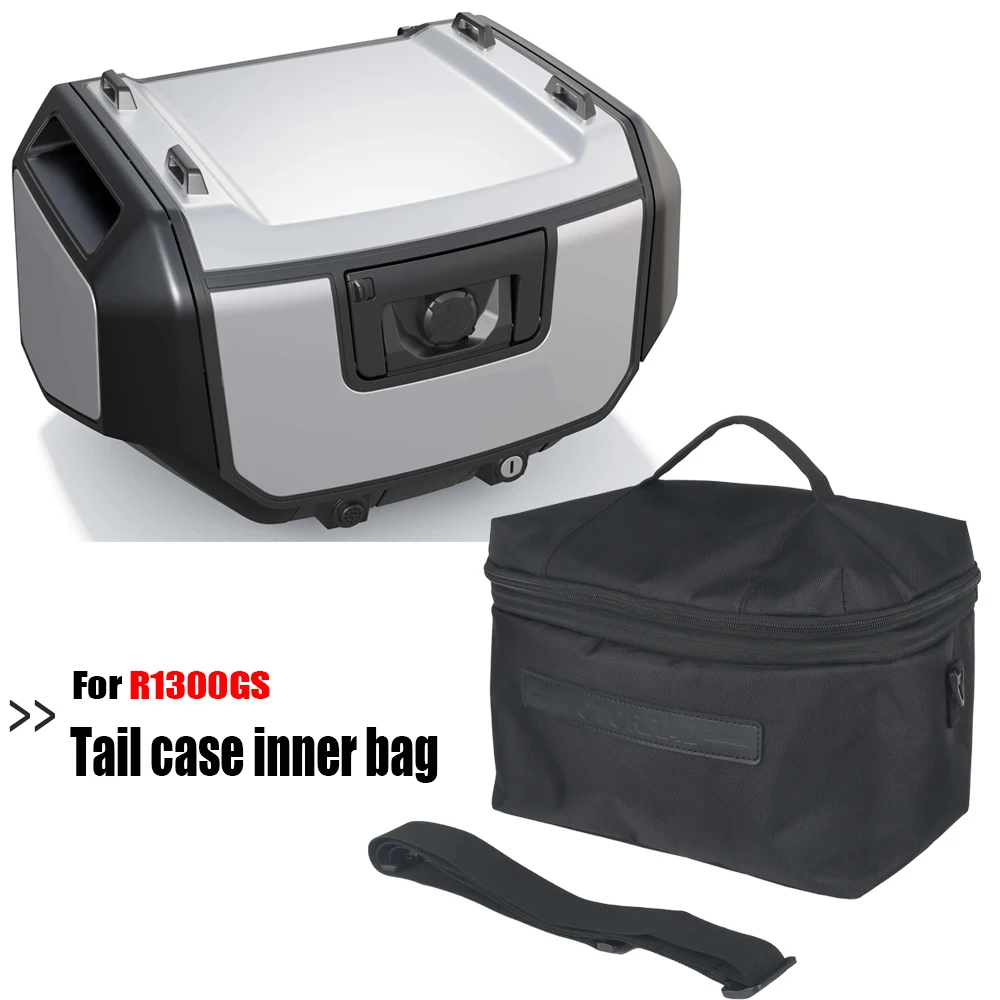 

2023 2024 R 1300 GS Сумка для инструментов Мотоциклетные верхние чехлы Хвостовой чехол Верхняя коробка Черная внутренняя сумка для багажа Подходит для BMW R1300 R1300GS
