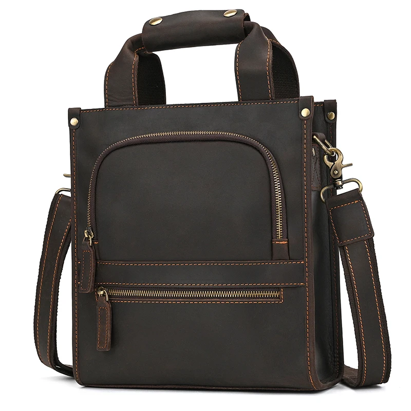 

Soft Cow Leather Laptop Briefcase Men Male Genuine Leather Business Bag Briefcases For Doctor Layer Teacher Shouder Bag for Pad