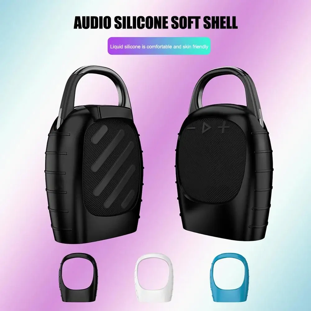 Silicone Cover Speaker Case For JBL Clip 5 Portable BT Speaker Protective Case Shockproof Bluetooth Speaker Stand Up Cover Pouch