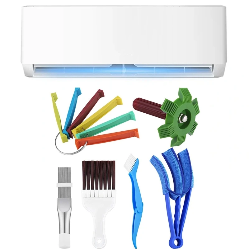 6x ar condicionado condensador fin pente conjunto fin pente metal radiador fin pente transporte da gota