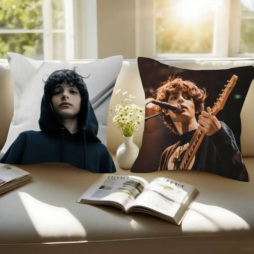 Actor F-Finn COOL Wolfhard    Cushion Cover Car Throw Pillow Case For Sofa Car Christmas Gift
