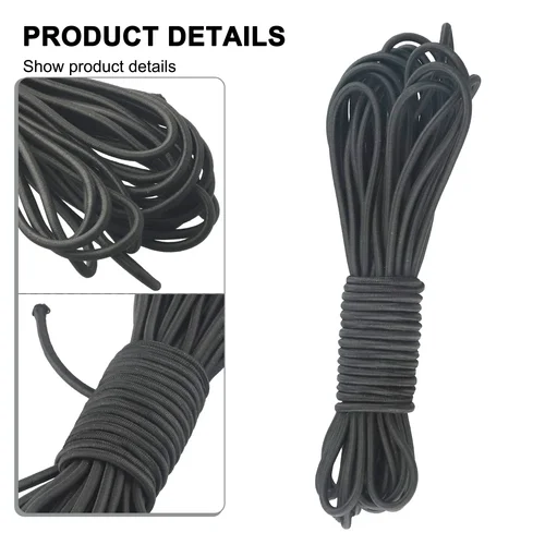 자외선 차단 탄성 번지 로프 충격 코드 타이 다운, 해양 보트, 카약, 서핑 보드, 루프 랙, 보트, 카누, 자전거 로프 타이, 10m, 1 개 