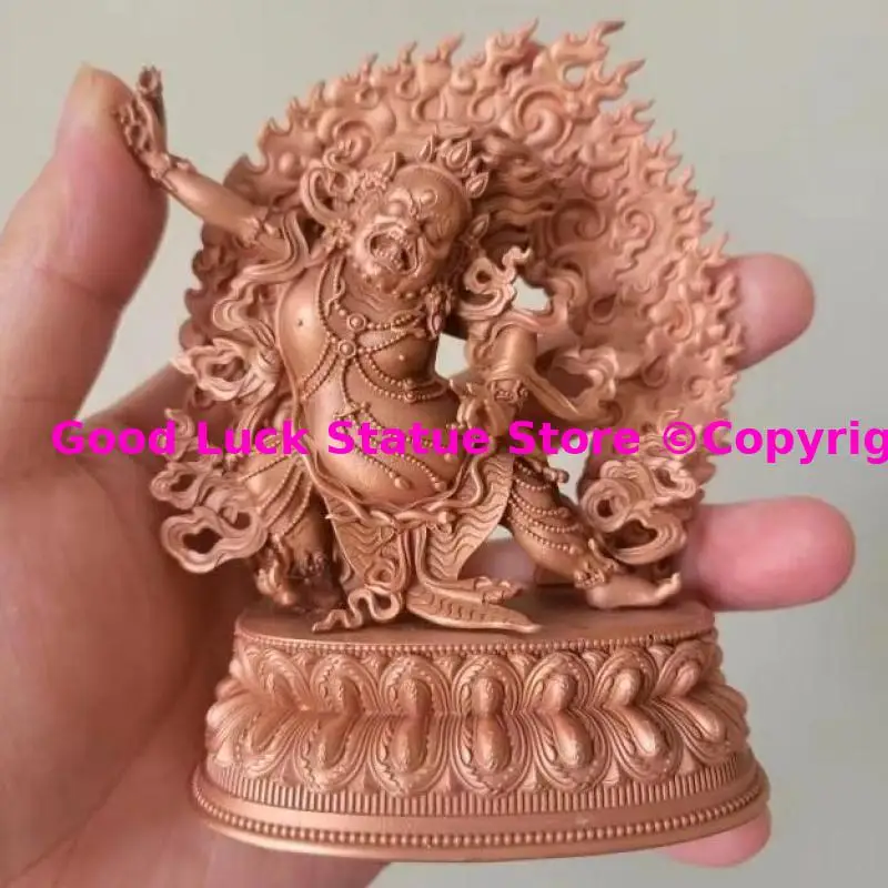 

Wholesale Buddhist supplies Exquisite copper Carving Vajrapani Vajradhara Buddha statue Tibet buddhism Tantra sculpture 11cm