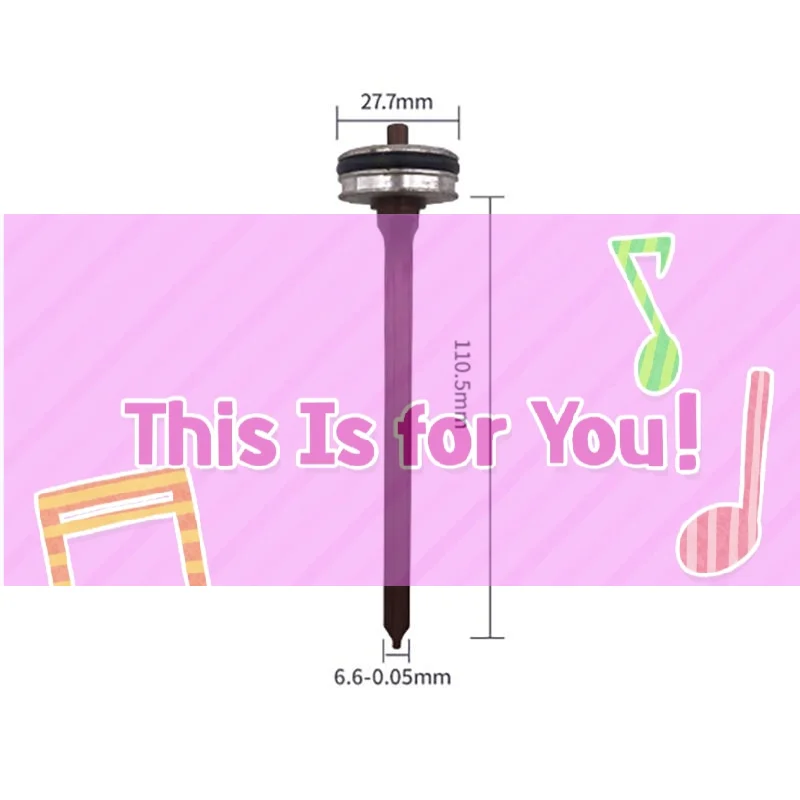 【HMA】Replacement Pin Needle For F50 Pin For Nailers 134mm Length 6.7mm Shank Diameter Steel Component For Framing And Trim Work