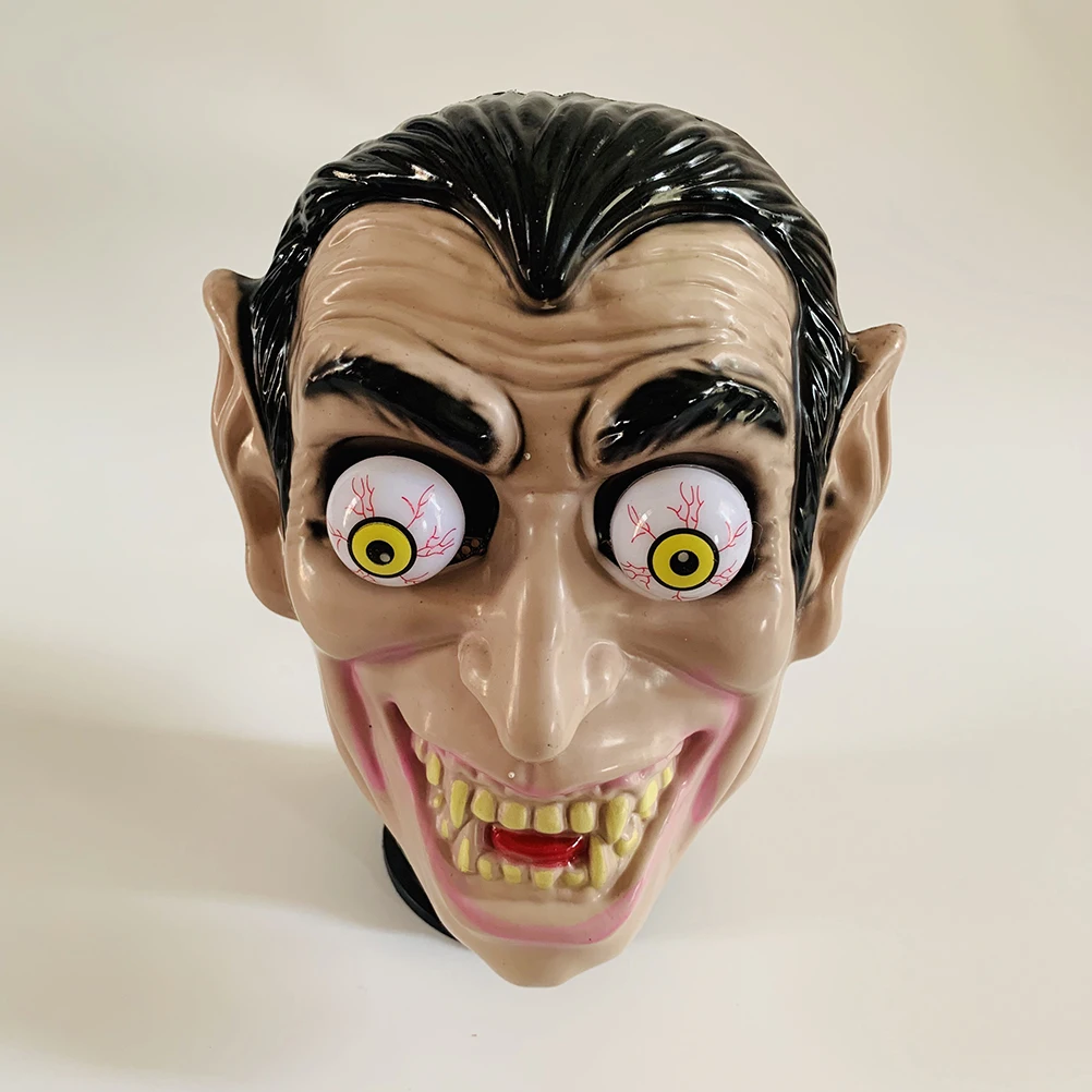 Maska na Halloween Wiosenna Maska na Oczy Straszny Horror Nakrycie Głowy Halloweenowa Maska Cosplay Kostium Imprezowy Rekwizyt dla Kobiet i Mężczyzn (Typ z Dużymi Uszami)