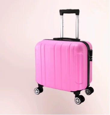 Petite valise protégée par mot de passe, bagage léger pour hommes et femmes, valise à main sans contrôle, valise trolley à roulettes pivotante