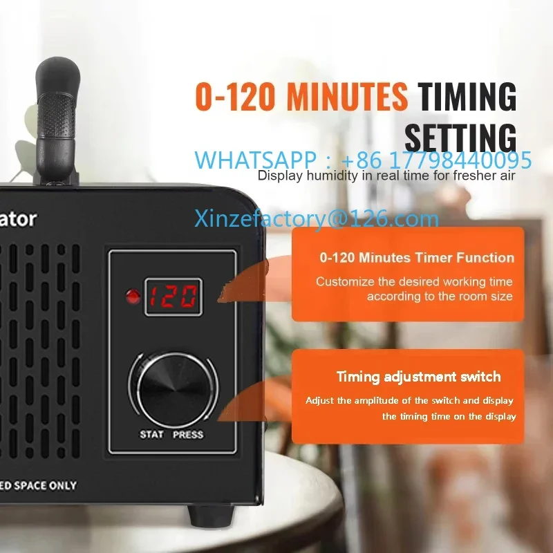 Customizable  Ozone Machine Ozone Generator Air Purifier Remove FormaldehydeOdor Deodorize