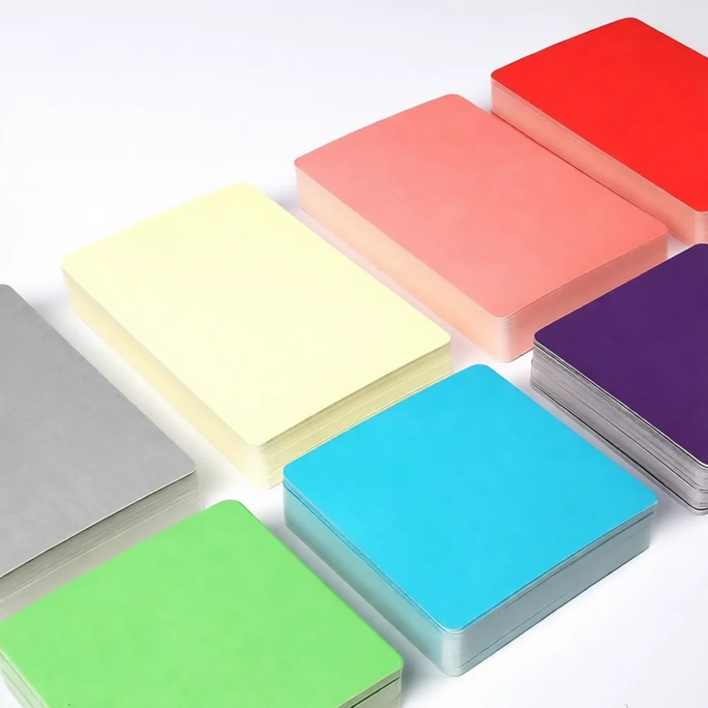 Blank Cardstock Paper For Writing Drawing DIY Greeting Cards Study Memo Word Cards Party Favor Stationery Supplies