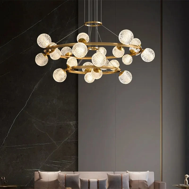 

Modern Home Decoration Glass Chandelier for Living Room Nordic Glass Chandelier LED Interior Lighting Fixtures Pendant Light