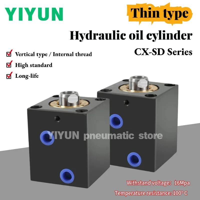 

CX-SD20 SD25 SD32 SD40 SD50 SD63 SD80 SD100 X 10 20 30 40 50 60 70 80 100 Тонкий тип Гидравлический масляный цилиндр серии CX-SD