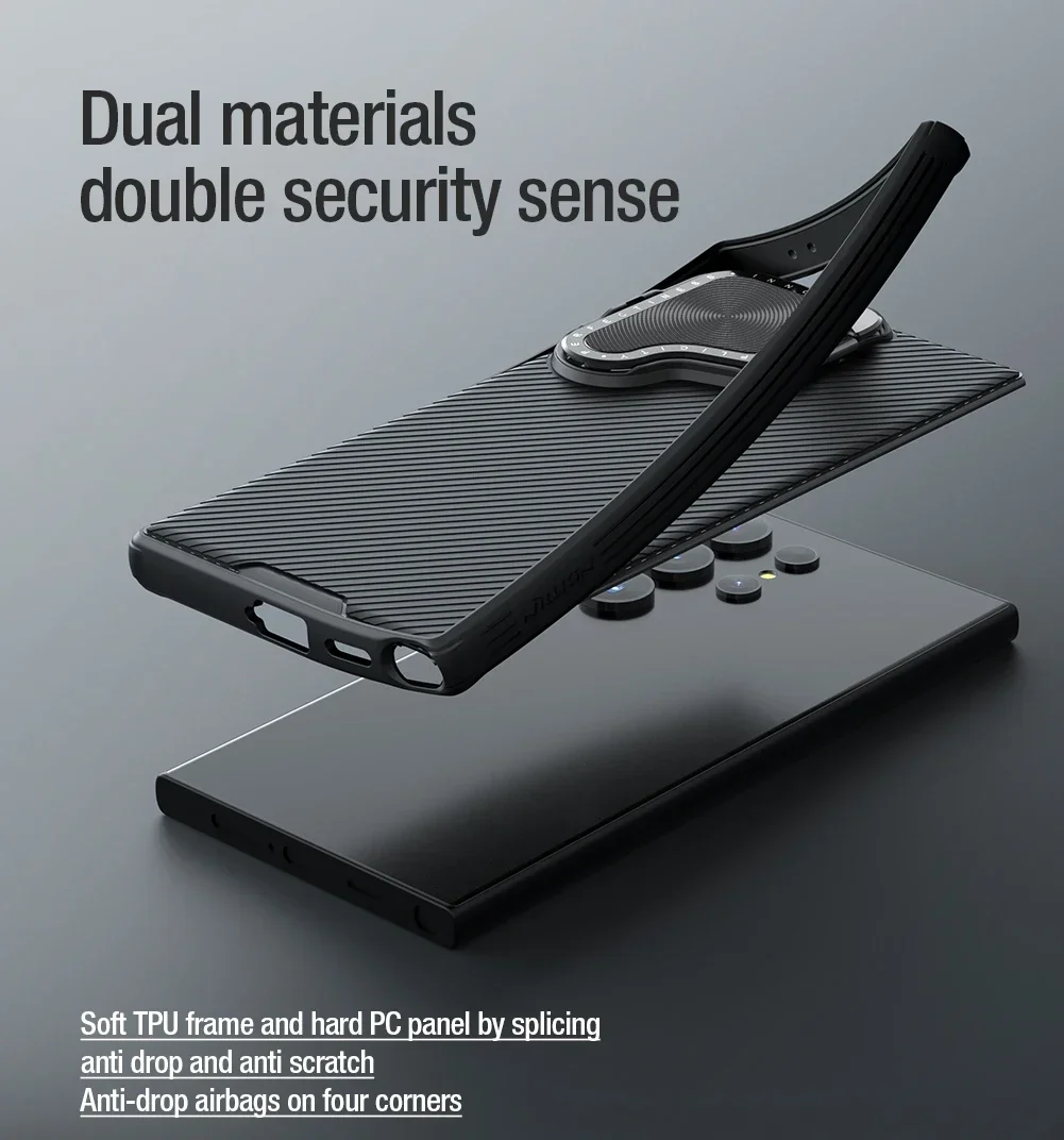 For Samsung Galaxy S24 Ultra Case NILLKIN CamShield Prop Camera Protection Bracket Phone Case For Samsung S24/ S24 Plus - Image 4