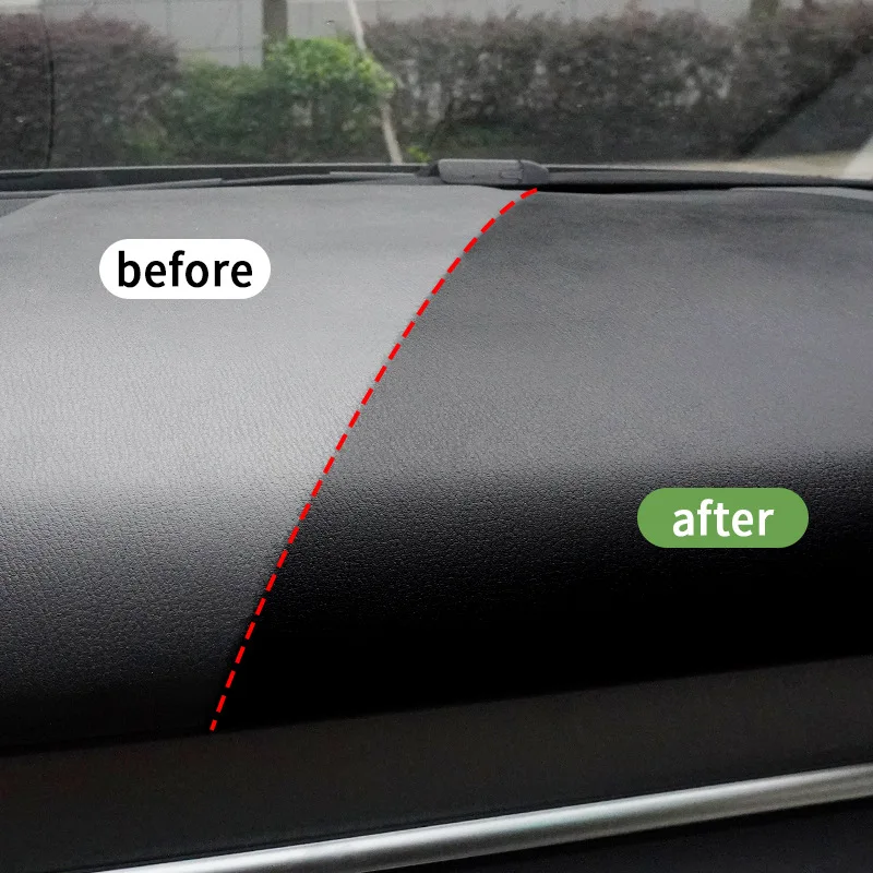 1-3pcs Car Interior Cleaner Agent Ceiling Cleaner Leather Flannel Woven Fabric Multipurpose Dash Cleaning Tool Auto Accessories