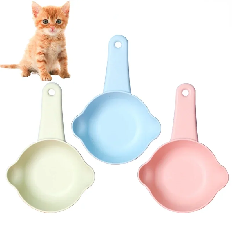 New Cartoon Lemon Dog Food Spoon Environmentally Friendly PP Material Candy Color Pet Food Spoon Cat Supplies