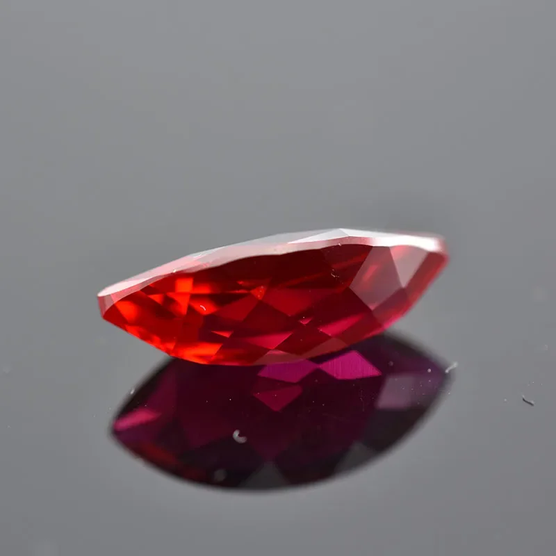 مختبر نمت روبي ماركيز قطع حمامة الدم الأحمر اللون عالية الجودة حُليات المجوهرات صنع المواد الرئيسية تحديد شهادة AGL