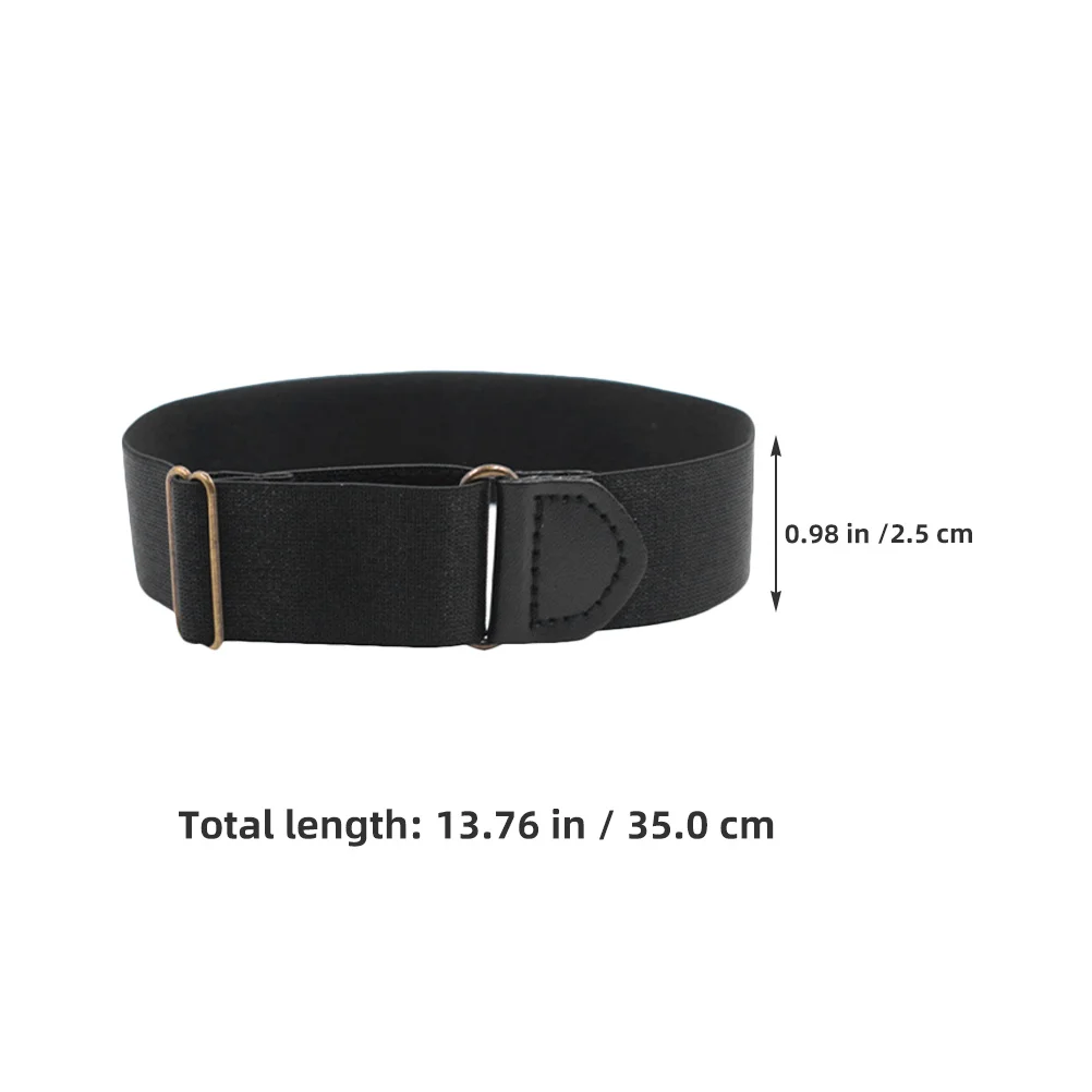 2 pares de ligas de brazo de manga de camisa antideslizantes ajustables soportes de manga elástica para hombres y mujeres bandas de brazo ligeras y cómodas